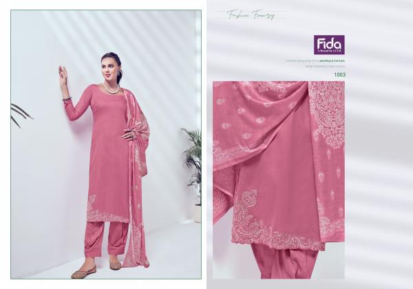 Fida Nyura Cotton Embroidered Dress Material Collection